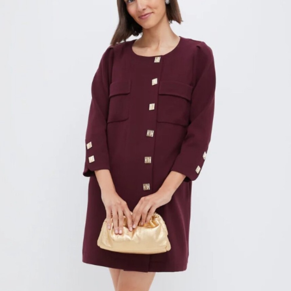 Tuckernuck Oxblood Barnett Mini Dress